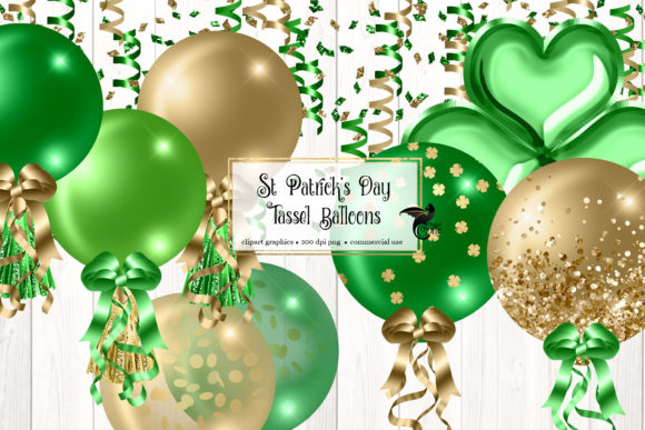 Download St Patrick's Day Tassel Balloons Clipart - Balloons clipart Collection