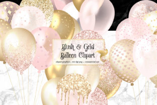 Download Blush and Gold Balloons Clipart - Premium Resources