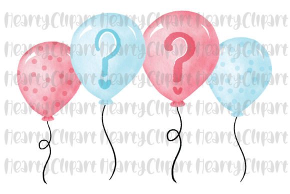 Download Gender Reveal PNG Balloons Clipart - Balloons clipart Collection